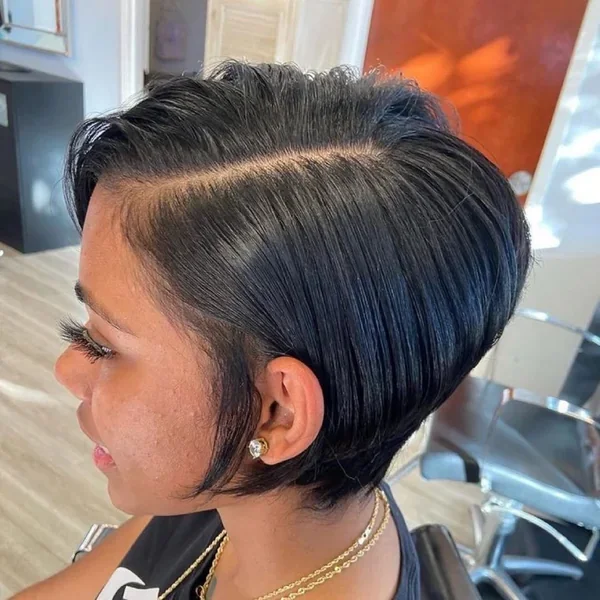 Long Bob Pixie Haircut