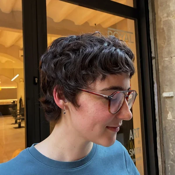 Curly Pixie with Defined Ringlets