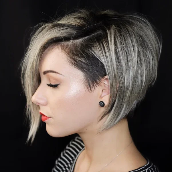 Asymmetrical Pixie Bob Haircut