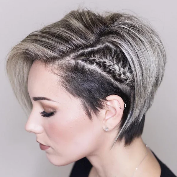 Undercut Pixie Bob Haircut