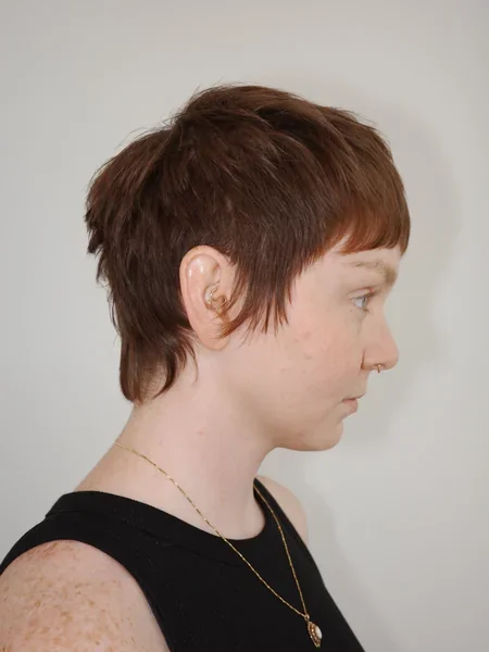 Sleek Pixie with Straight Bangs
