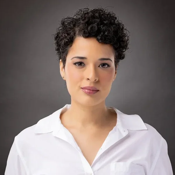 Short Curly Pixie Cut