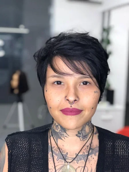 Textured Pixie Bob Haircut